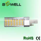 12V 4.5W 2700K-7000K CE RoHS G24/E27 PL LED Lighting Tubes thumbnail-1