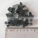 Navy Broken Tempered Glass for Fireplace Decoration