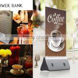 1000mAh 4x 2.1A USB Multiple Charging Station Power Bank With Menu Advertising Display For Cafe, Restaurants, Bar, Coffee Shops thumbnail-1