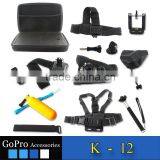 Wholesale XTW 12-in-1 Essential Camera Accessories Kit for GoPro HERO 2/3/3+/4/4 Session