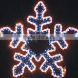 2D Snowflake Shaped Led Rope Light Motifchristmas Decoration Light for Outdoor Use thumbnail-1