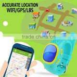 Mini wristband gps tracker watch LBS/WIFI/GPS Child Hidden small gps tracker for kids