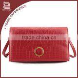 Handcee New Arrival Red Crocodile PU Shoulder Bag For Lady thumbnail-1