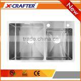 Universal Kitchen 4mm Thickness Board Rectangular Double Bowl Sink With SUS 304 thumbnail-1