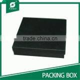 BLACK CARDBOARD PACKING BOX FOR JEWELRY thumbnail-1