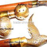 NAUTICAL ANTIQUE BRASS DIFFERENT DESIGN WALKING CANES-DECORATIVE WALKING CANES-BEAUTIFUL WALKING CANES Wk1178 thumbnail-3