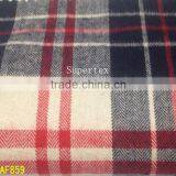 21*21 80*70 100%cotton Yarn Dyed Flannel Fabric for Shirt With Ready Bulk thumbnail-3
