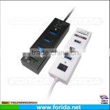 Good Selling USB COMBO USB3.0 HUB and Card Reader Together