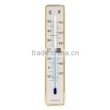 Brass metal in/outdoor thermometer