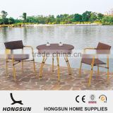 Stackable Bamboo look indonesian modern outdoor furniture