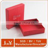 Luxury Design Red Color Paper Box Bracelet Lid and Tray Box Quality Choice thumbnail-1