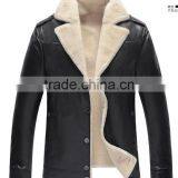 2015 Mens Winter Leather Jacket thumbnail-1