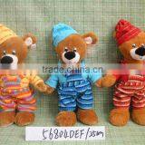 HI EN71 new unique brown mini stuffed bear toys