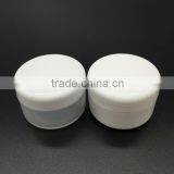 China Wholesale 15g White Recycled Empty Cylinder Plastic pp Cosmetic Jars thumbnail-2