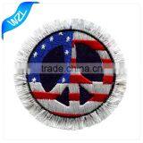 Machine Made Vintage Label Embroidery Patch for Jeans