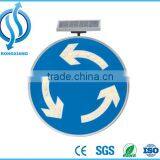Aluminium LED Flashing Alto Solar Road Traffic Sign/Solar Panels Informative Traffic Sign