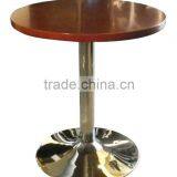 2014 Hot Sales Restaurant Table With Chrome Leg thumbnail-1