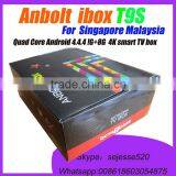 2016 Hot Selling Malaysia Anbolt T9S Anbolt Ibox T9S Quad Core Android 4.4 tv Box Can With Apk Astro .starhub Channels
