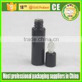 Black Essential Oil Roller Bottles With Glass Ball thumbnail-1
