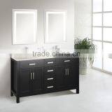 New Design LED Mirror Solid Wood Bathroom Furniture Sale thumbnail-1