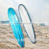 2014 Hot Selling and Nice Advertised Solid Paint Fullblue Longboard/surfboard Fiberglass Price