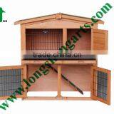 Small Animal House Pet Cage Wooden Rabbit Hutch thumbnail-4