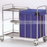 Stainless steel trolley for treatment F-16