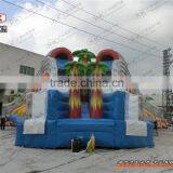 Jungle Theme Inflatable Wet Slide For Seaside used adventure zone
