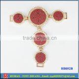 Gold Plating Metal Sandal Shoe Chain Part Decoration HB053 thumbnail-4