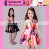 2016 Baby Girls Kids Party Wear Dresses Factory Direct Flower Summer Dresses for Kids thumbnail-1