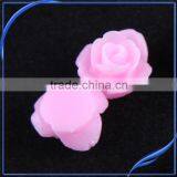 Bulk Sale 12mm Resin Artificial Pink Flowers Beautiful 12mm Rose Resin Flower For Jewelry & Phone Case & Nail Art -zhiya Factory thumbnail-3