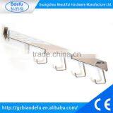 Chrome Plated Strip Crossbar clothing display hook