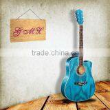 Wholesale Good Quality Custom Logo Chinese Acoustic Guitar Colorful Hot Selling thumbnail-1