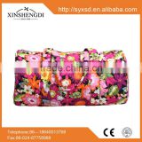 China supplier cotton pretty quilted fabric duffel bulk beach bags