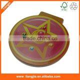 Round Notes,Memo Pads With Star/diamond Cover