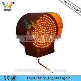 Cheap price toll station 200mm yellow led flashing traffic signal light