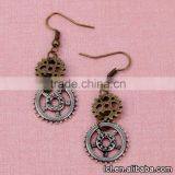 Cheap Fashion Imitation Jewelry New Popular Steampunk DIY 3pcs Gear Earrings Made in China Yiwu thumbnail-4