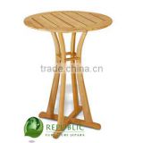 Teak Oliver Bar Table - Wooden Outdoor Teak Furniture