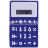 8 Digits Solar Flexible Silicon Rubber Calculator,battery Operated ,office Promotional Gifts