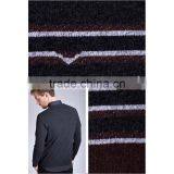Erdos 2017 Spring Men V Neck Strips Cashmere Sweater thumbnail-3