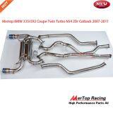 MerTop Race Catback Exhaust For 2007 To 2011 B** 335i E92 Coupe Twin Turbo N54 2Dr thumbnail-1