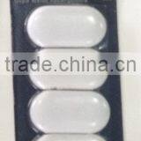 4pc White Pencil Erasers Set thumbnail-1