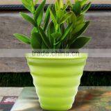 Home Decor Colorful Plastic Small Decorative Flower Pots thumbnail-2