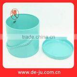 Round Candy Container Plain Color Food Tin Can thumbnail-1