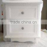 White Two Drawers Wooden Cabinet for Living Room Furnitures thumbnail-5