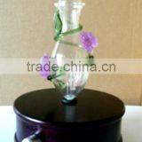 Elegant Wooden and Glass LED Aroma Diffuser Nebulization Essential Oil Diffuser thumbnail-1