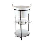 Garden Enamelware Ice Tray With Shelf thumbnail-1