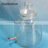 12L Glass Wine Cereal Dispenser PJ01 thumbnail-2