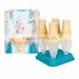 4pcs Ice Cream Pop Molds and Ice Lolly Moulds thumbnail-6