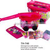Rolling Tool Box and Toy Box,plastic Container With Wheels thumbnail-1